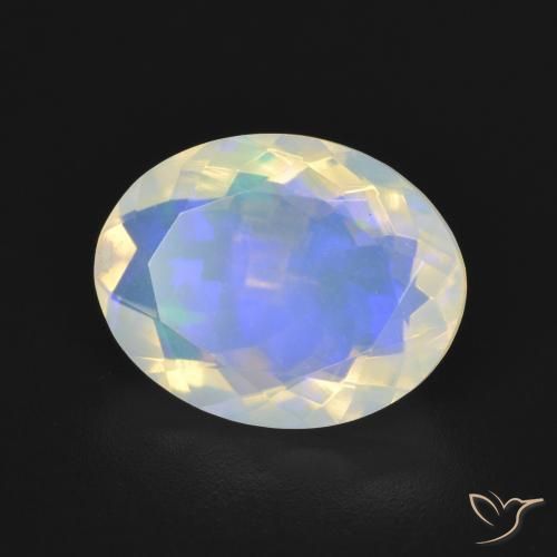 9,17 ctw natürlicher Mehrfarbig Opal, Oval, Transparent