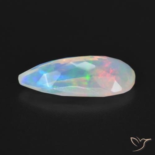 9,17 ctw natürlicher Mehrfarbig Opal, Birnenform, Transparent