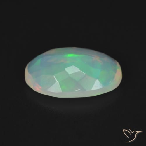 9,17 ctw natürlicher Mehrfarbig Opal, Oval, Transparent