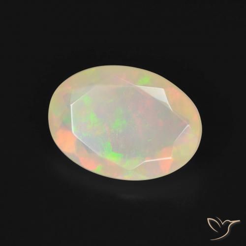 9,17 ctw natürlicher Mehrfarbig Opal, Oval, Lichtdurchlässig