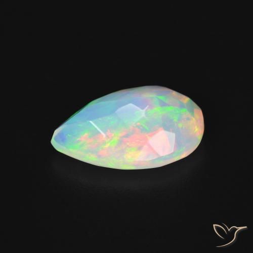 9,17 ctw natürlicher Mehrfarbig Opal, Birnenform, Lichtdurchlässig