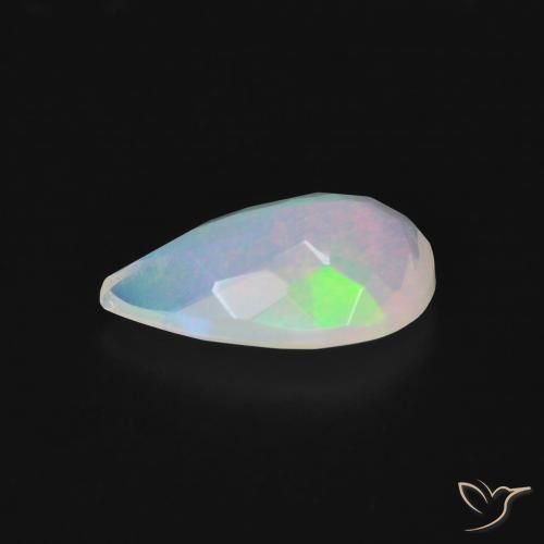 9,17 ctw natürlicher Mehrfarbig Opal, Birnenform, Transparent