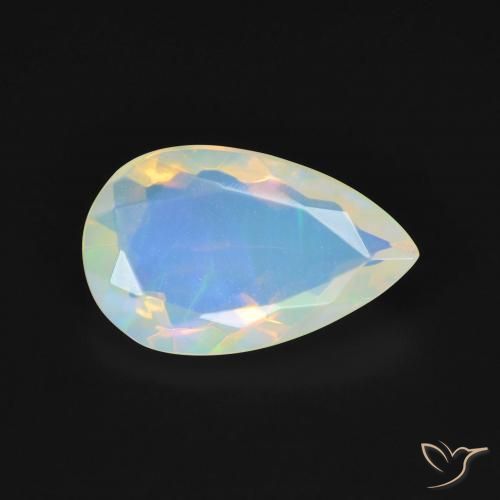 9,17 ctw natürlicher Mehrfarbig Opal, Birnenform, Transparent