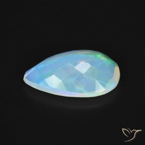 9,17 ctw natürlicher Mehrfarbig Opal, Birnenform, Transparent