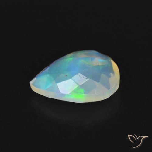9,17 ctw natürlicher Mehrfarbig Opal, Birnenform, Transparent