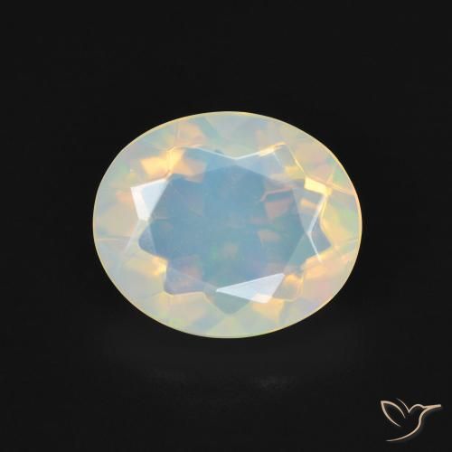 2.29ct Natürlicher Mehrfarbig Opal, Oval, Transparent