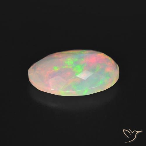 9,17 ctw natürlicher Mehrfarbig Opal, Oval, Transparent