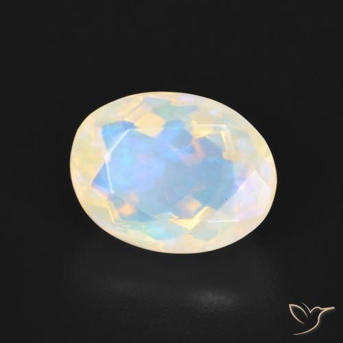 9,17 ctw natürlicher Mehrfarbig Opal, Oval, Transparent