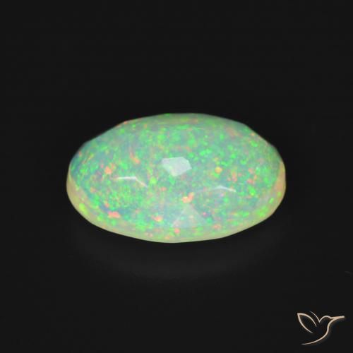9,17 ctw natürlicher Mehrfarbig Opal, Oval, Transparent