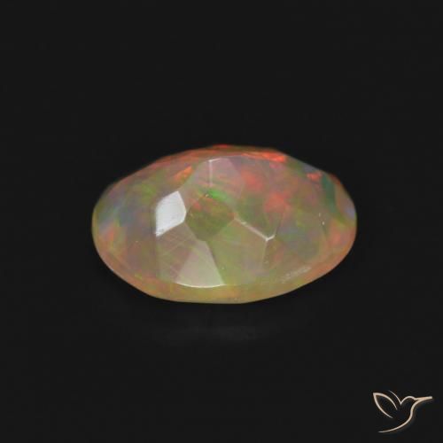9,17 ctw natürlicher Mehrfarbig Opal, Oval, Transparent
