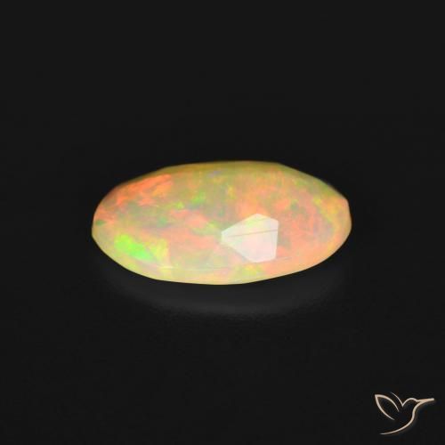 9,17 ctw natürlicher Mehrfarbig Opal, Oval, Transparent