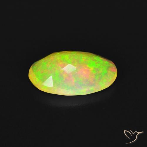 9,17 ctw natürlicher Mehrfarbig Opal, Oval, Transparent