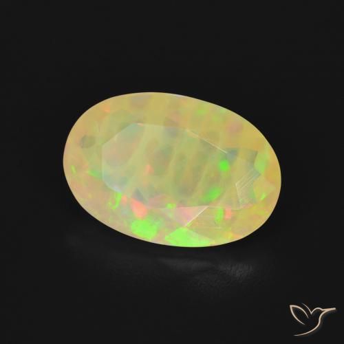 9,17 ctw natürlicher Mehrfarbig Opal, Oval, Lichtdurchlässig