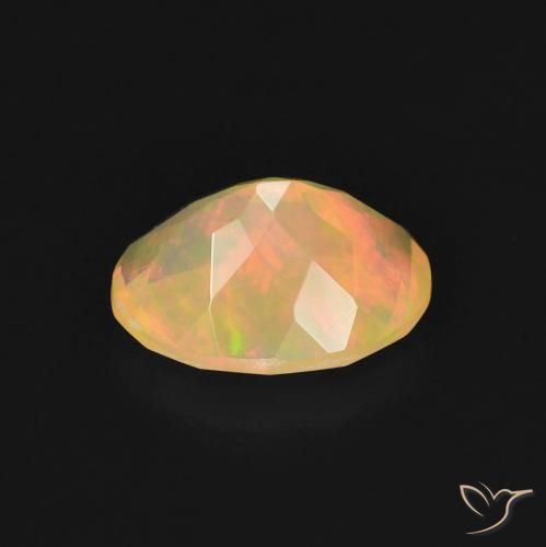 9,17 ctw natürlicher Mehrfarbig Opal, Oval, Transparent