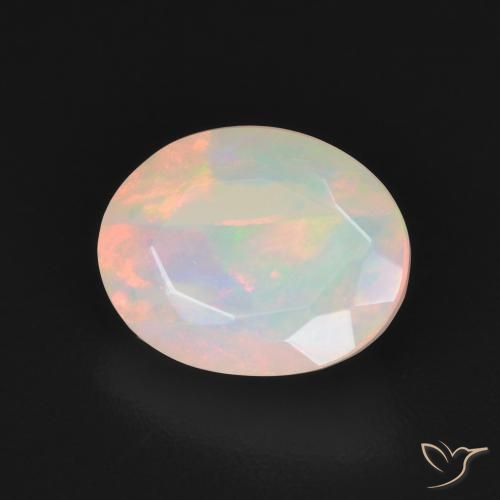 9,17 ctw natürlicher Mehrfarbig Opal, Oval, Lichtdurchlässig