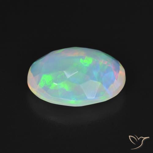 9,17 ctw natürlicher Mehrfarbig Opal, Oval, Transparent