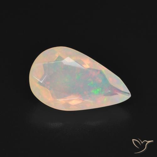 9,17 ctw natürlicher Mehrfarbig Opal, Birnenform, Transparent