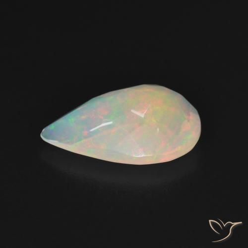 9,17 ctw natürlicher Mehrfarbig Opal, Birnenform, Transparent