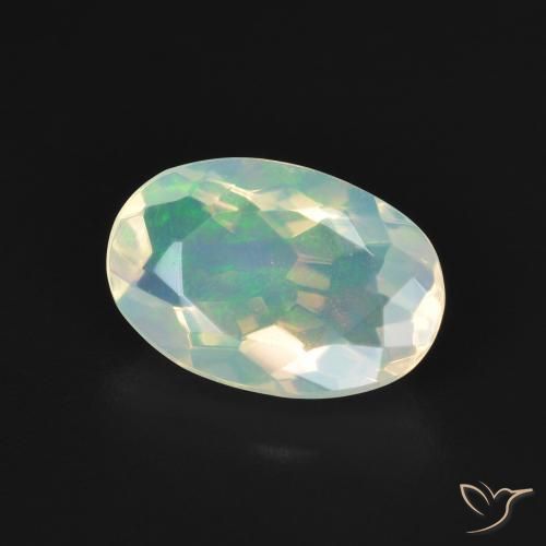 9,17 ctw natürlicher Mehrfarbig Opal, Oval, Transparent
