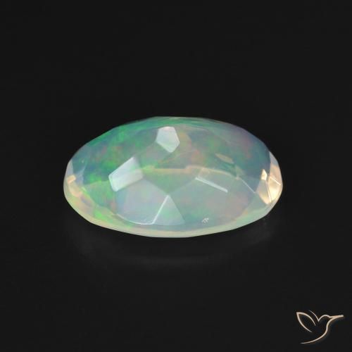 9,17 ctw natürlicher Mehrfarbig Opal, Oval, Transparent