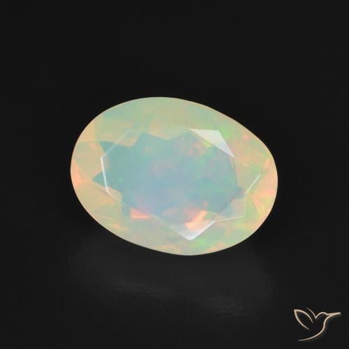 9,17 ctw natürlicher Mehrfarbig Opal, Oval, Transparent