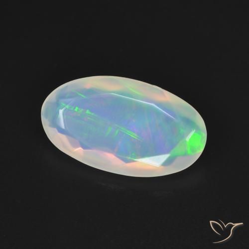 9,17 ctw natürlicher Mehrfarbig Opal, Oval, Transparent