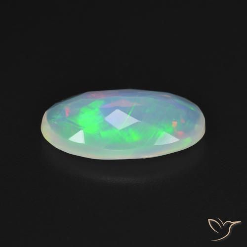 9,17 ctw natürlicher Mehrfarbig Opal, Oval, Transparent