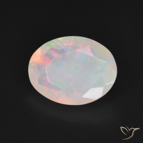 9,17 ctw natürlicher Mehrfarbig Opal, Oval, Lichtdurchlässig