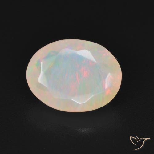 9,17 ctw natürlicher Mehrfarbig Opal, Oval, Lichtdurchlässig