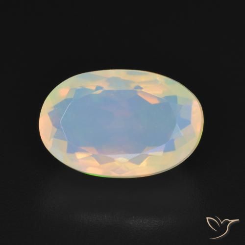 2.50ct Natürlicher Mehrfarbig Opal, Oval, Transparent
