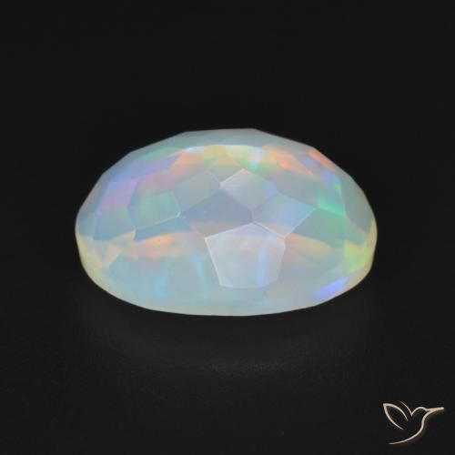 9,17 ctw natürlicher Mehrfarbig Opal, Oval, Transparent