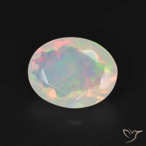 9,17 ctw natürlicher Mehrfarbig Opal, Oval, Transparent