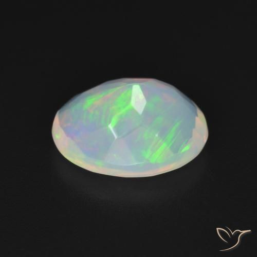 9,17 ctw natürlicher Mehrfarbig Opal, Oval, Transparent