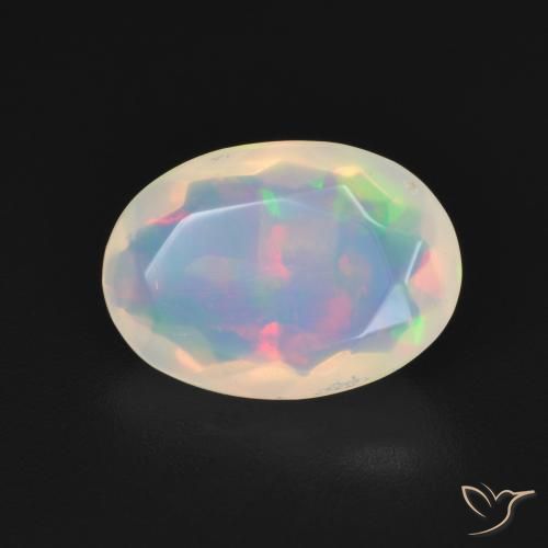 9,17 ctw natürlicher Mehrfarbig Opal, Oval, Transparent