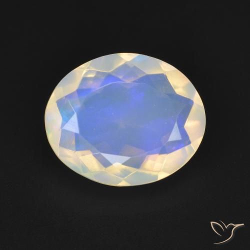 2.02ct Natürlicher Mehrfarbig Opal, Oval, Transparent