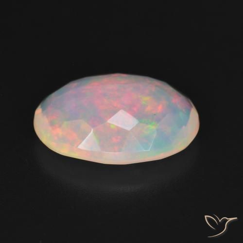 9,17 ctw natürlicher Mehrfarbig Opal, Oval, Transparent
