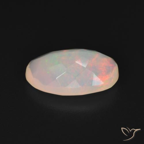 9,17 ctw natürlicher Mehrfarbig Opal, Oval, Transparent
