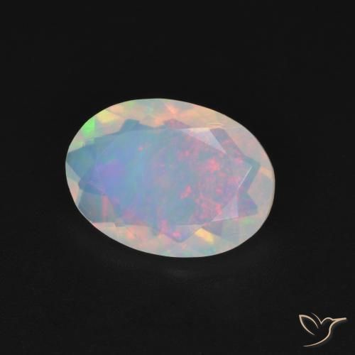 9,17 ctw natürlicher Mehrfarbig Opal, Oval, Transparent