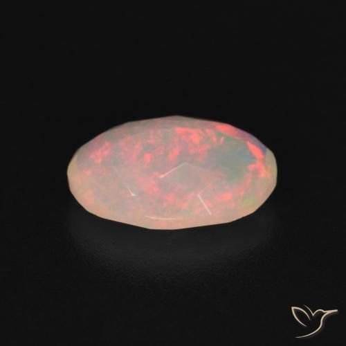 9,17 ctw natürlicher Mehrfarbig Opal, Oval, Transparent