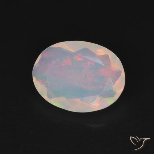9,17 ctw natürlicher Mehrfarbig Opal, Oval, Transparent