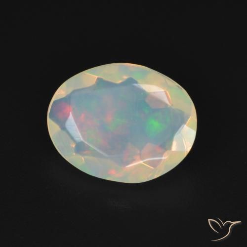 9,17 ctw natürlicher Mehrfarbig Opal, Oval, Transparent