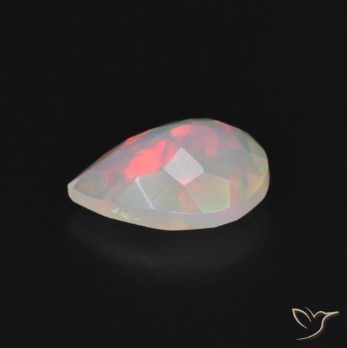 9,17 ctw natürlicher Mehrfarbig Opal, Birnenform, Transparent