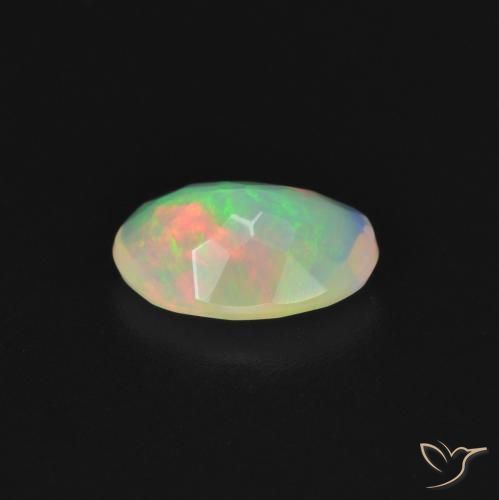 9,17 ctw natürlicher Mehrfarbig Opal, Oval, Transparent