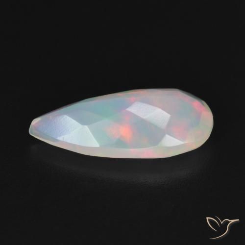 9,17 ctw natürlicher Mehrfarbig Opal, Birnenform, Transparent