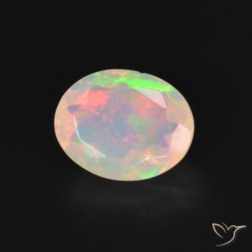 9,17 ctw natürlicher Mehrfarbig Opal, Oval, Transparent