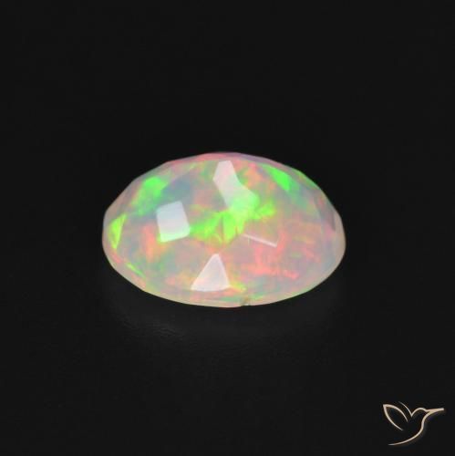 9,17 ctw natürlicher Mehrfarbig Opal, Oval, Transparent