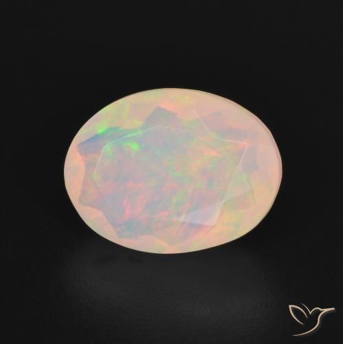 9,17 ctw natürlicher Mehrfarbig Opal, Oval, Transparent