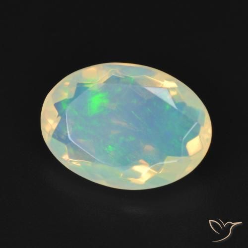 9,17 ctw natürlicher Mehrfarbig Opal, Oval, Transparent