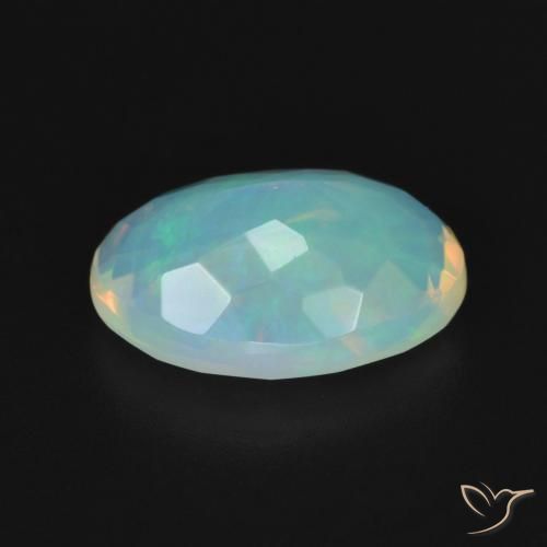 9,17 ctw natürlicher Mehrfarbig Opal, Oval, Transparent