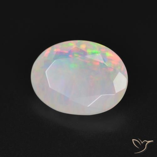 9,17 ctw natürlicher Mehrfarbig Opal, Oval, Lichtdurchlässig